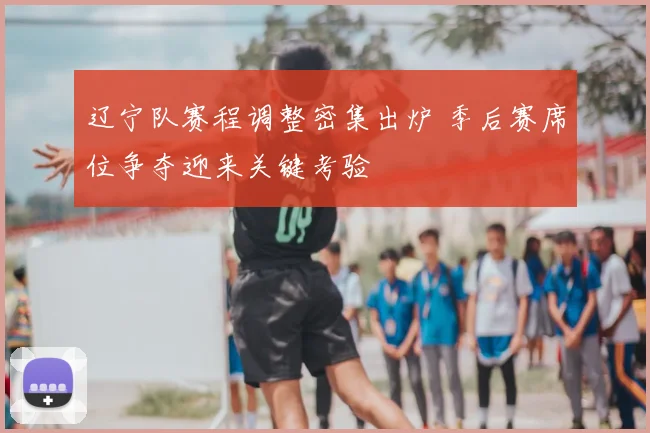 辽宁队赛程调整密集出炉 季后赛席位争夺迎来关键考验
