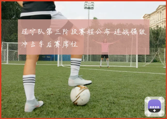 辽宁队第三阶段赛程公布 连战强敌冲击季后赛席位